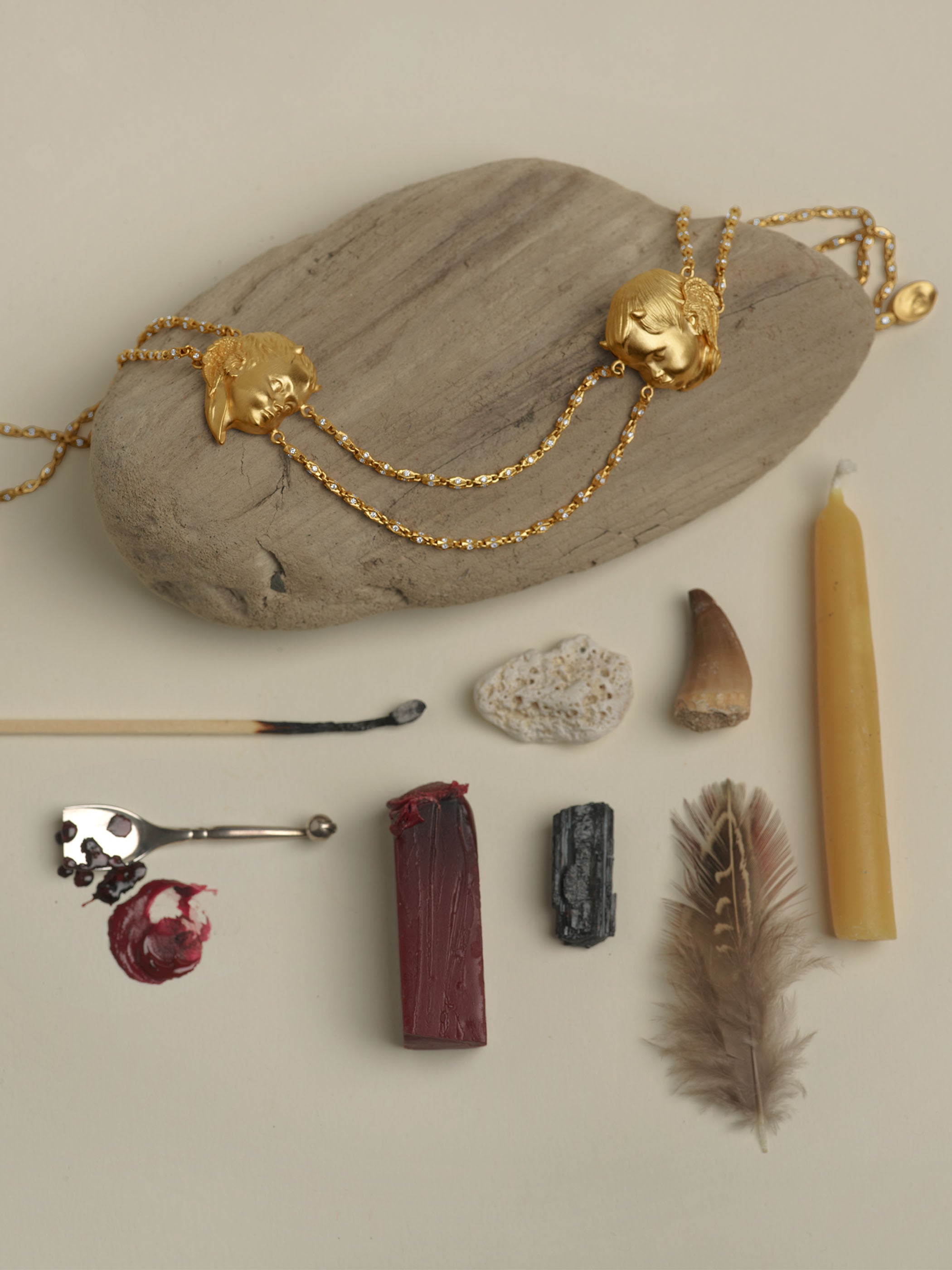 Angel-Devil Double Necklace