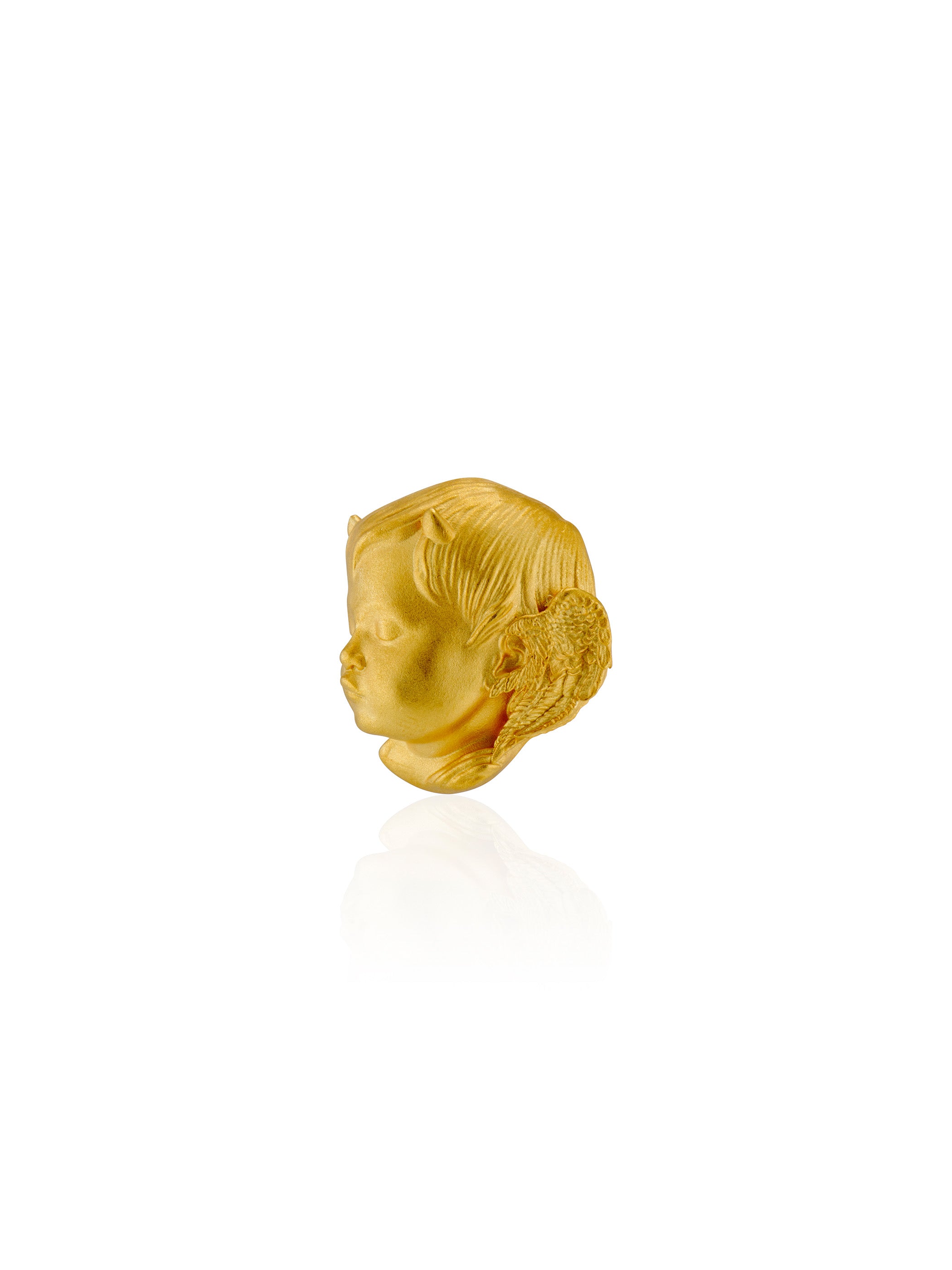 Angel-Devil Brooch Set