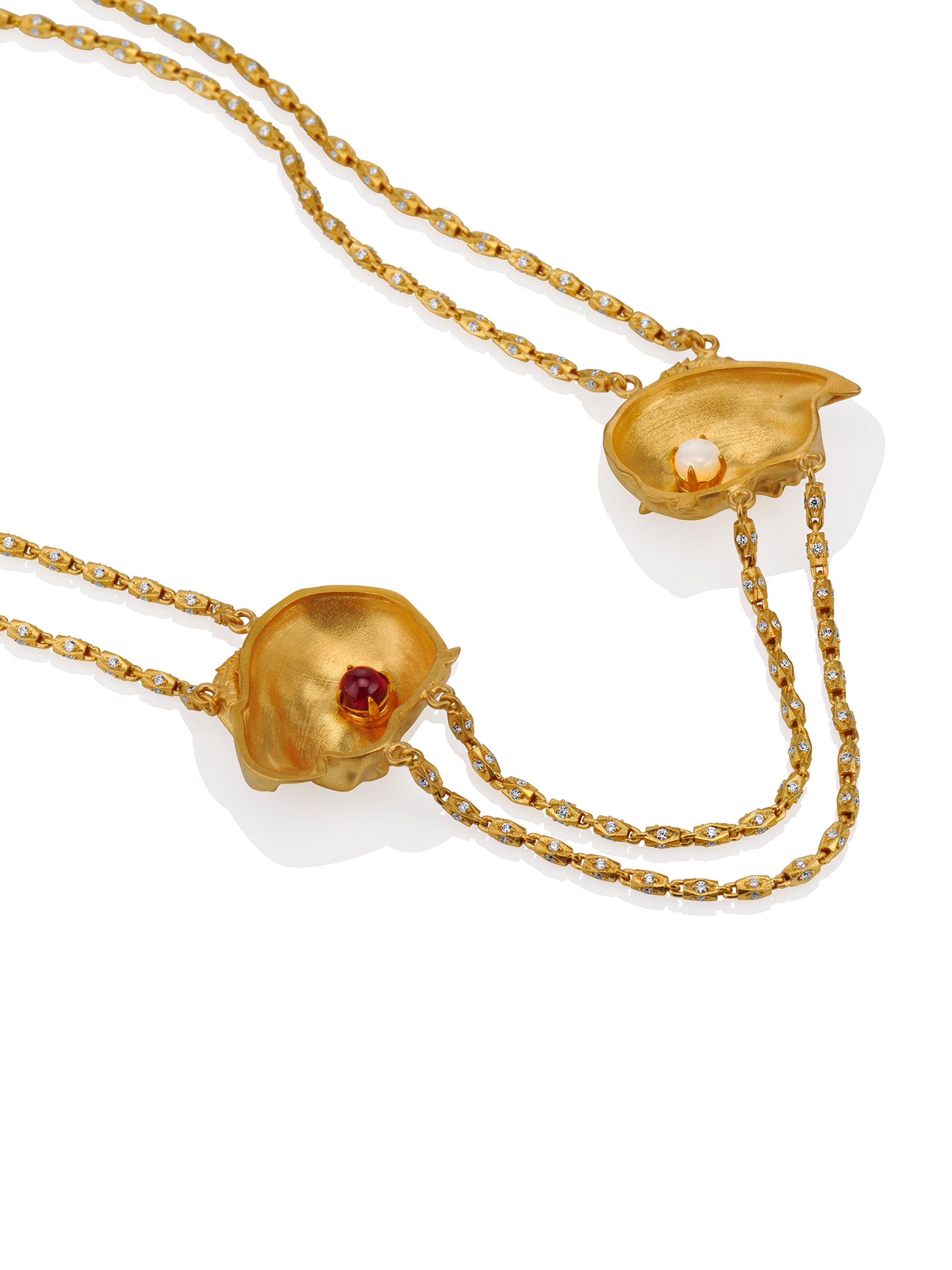 Angel-Devil Double Necklace