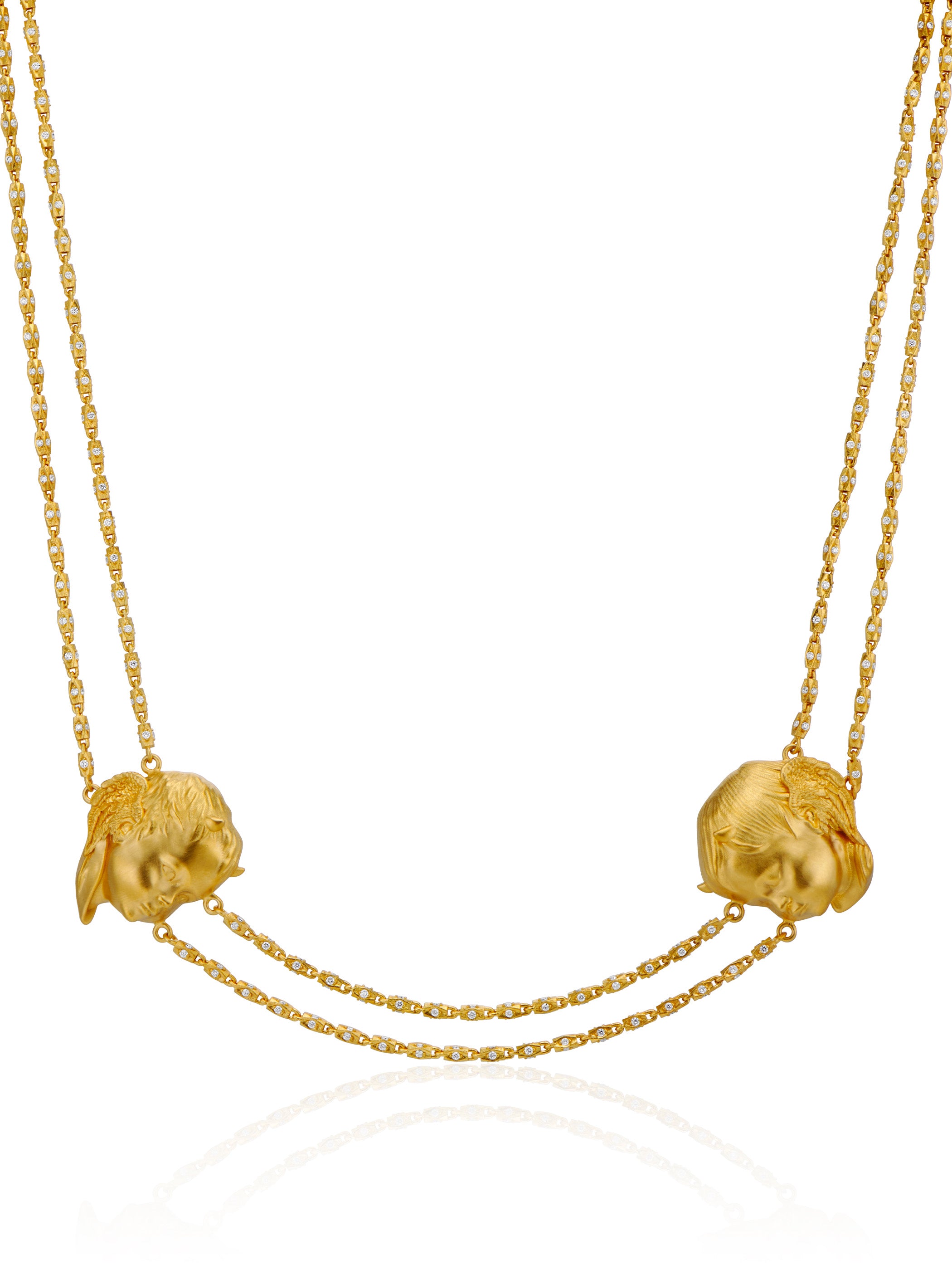 Angel-Devil Double Necklace